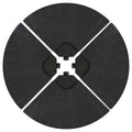 Black Cantilever Patio Umbrella Base Plate 4 Pk N377