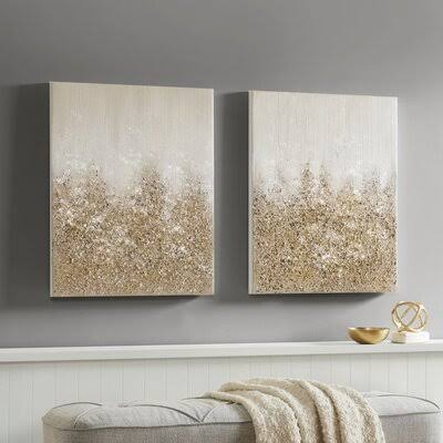 2 Piece Painting Set on Canvas S649594