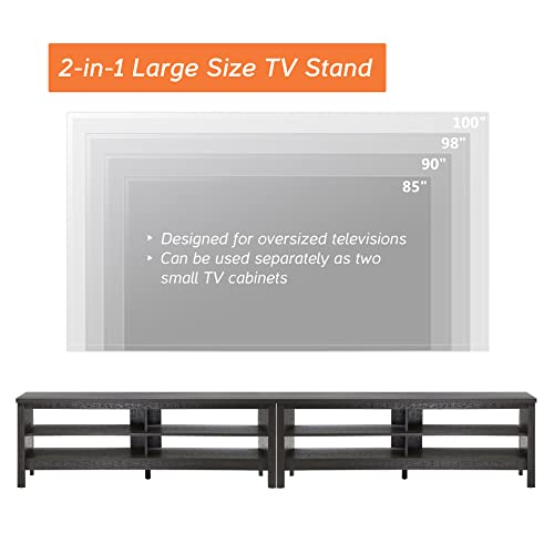 White 6 Cubby Wood TV Stand R2163