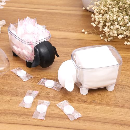 Sheep Shaped Toothpick Cotton Swab Storage Box B395360