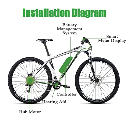 27.5in 48v 1500w Rear Wheel Electric Bicycle Conversion Kit K61565