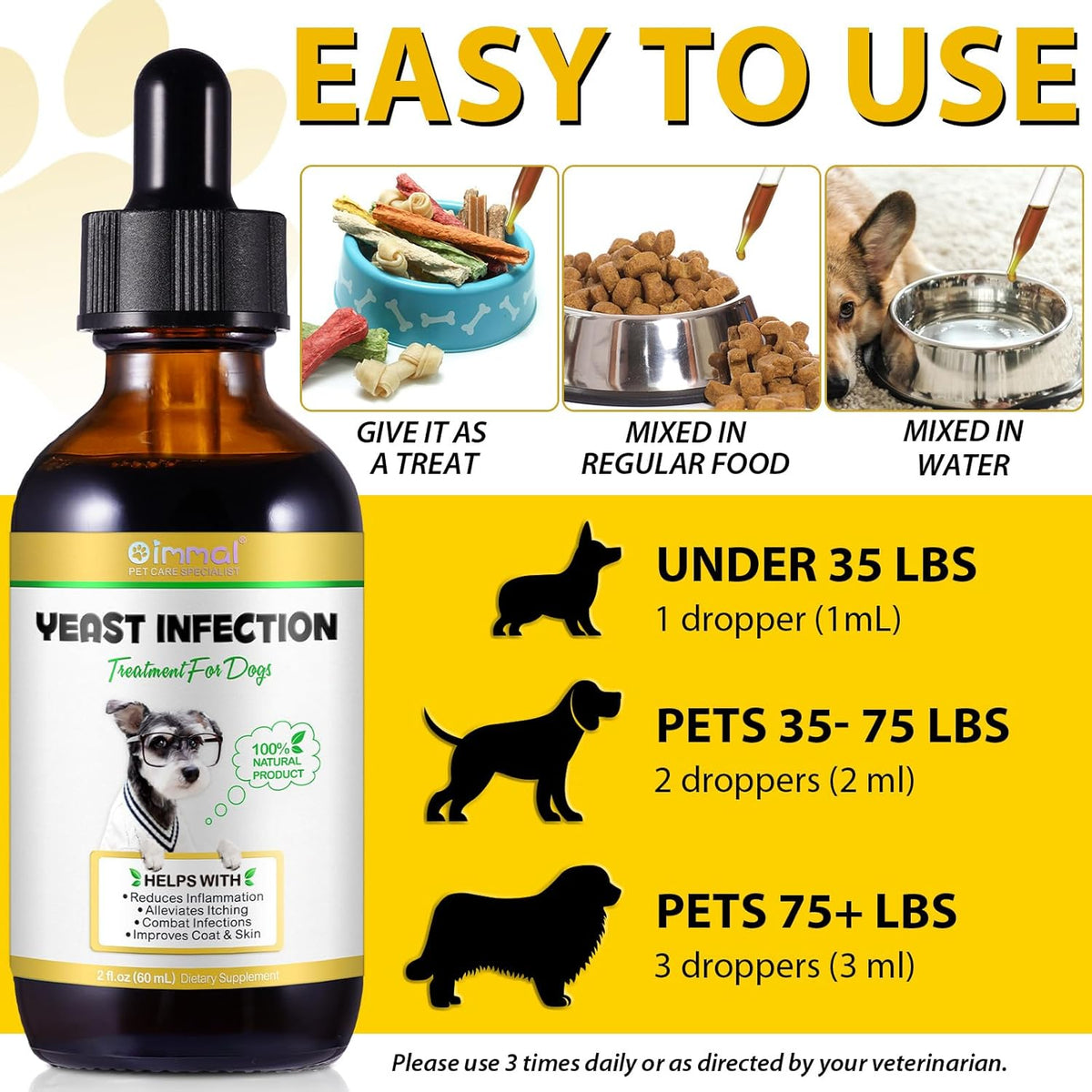 Dog Yeast Infection Treatment Y2673