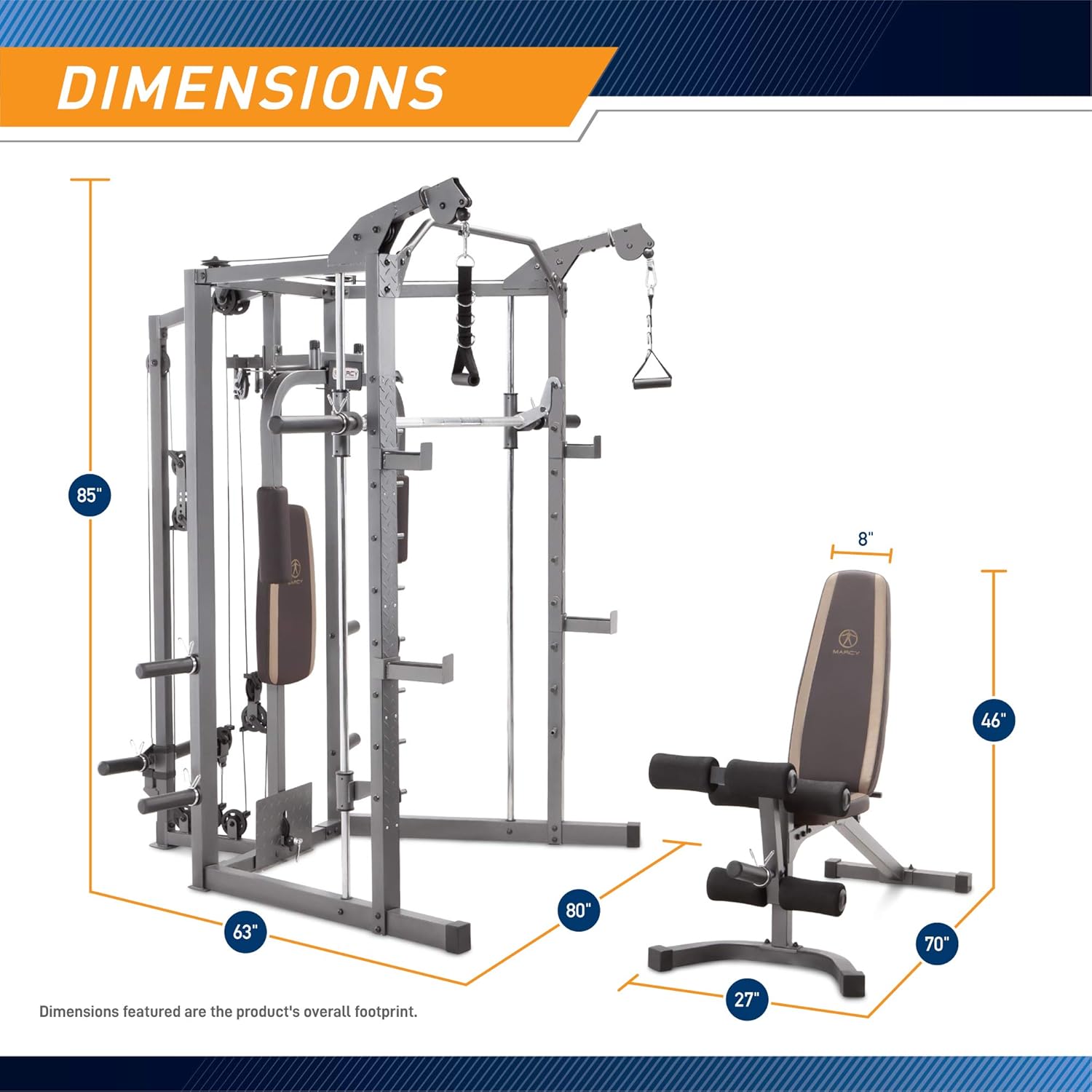 Gray/Brown Home Gym Equipment C72087