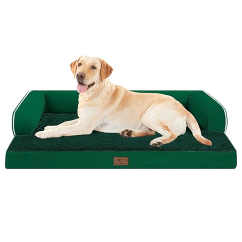 Large Dark Grey Orthopedic Dog Bed with Removable Cover F531354