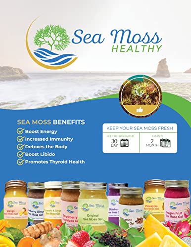 Wild Harvested Organic Irish Sea Moss Gel (Mango) Q765