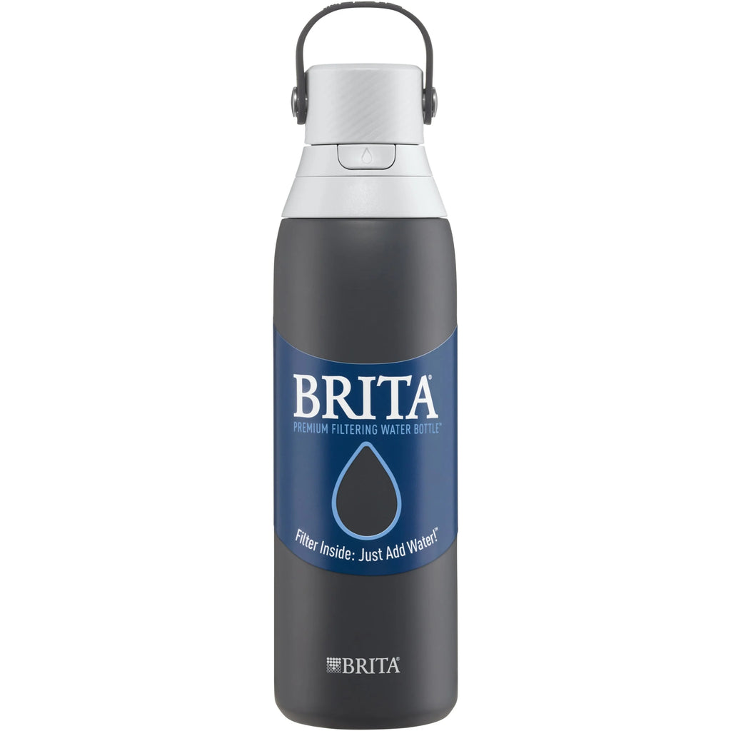 20 oz Stainless Steel Insulated Water Bottle with Straw W74875