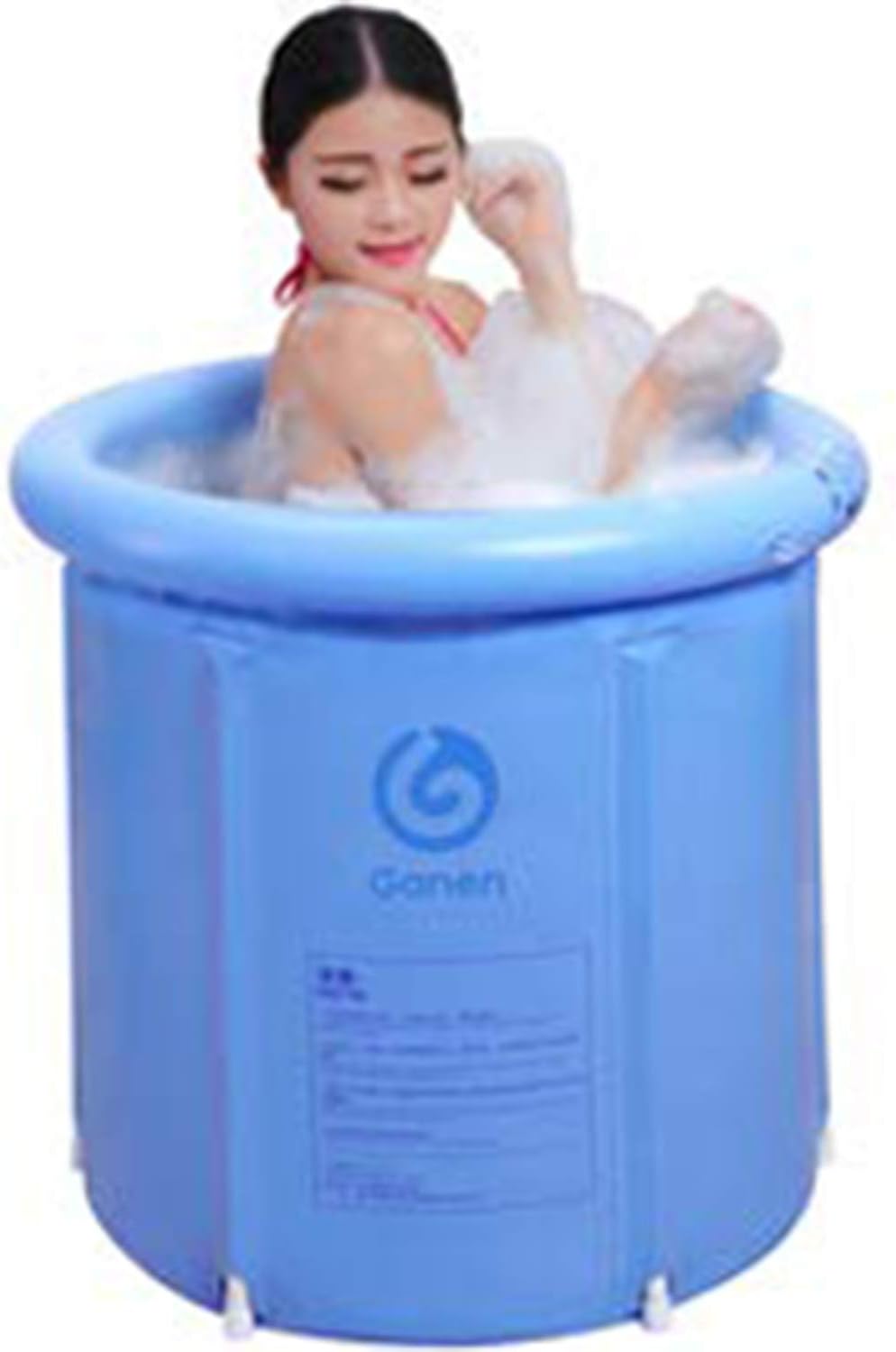Blue Portable Plastic Folding Bathtub F220