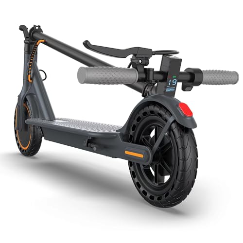 Electric Scooter, 350W, 8.5" Tires, 12 Miles Range, 16Mph, Folding E-Scooter with Dual Braking Q942