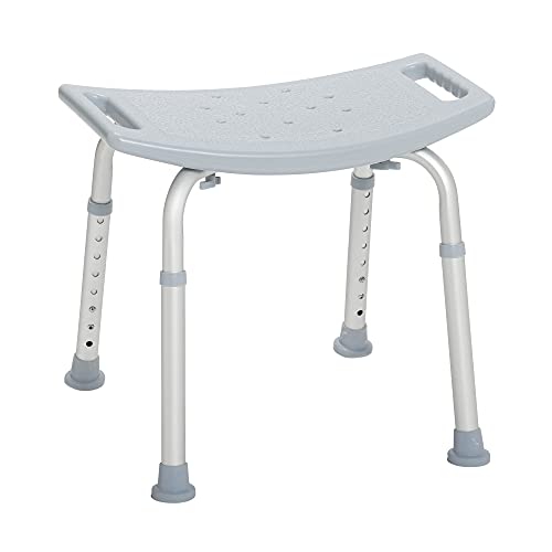 4 Wheel Steel Rollator Walker with Seat, Blue & Raised Toilet Seat with Removable Padded Arms L81120