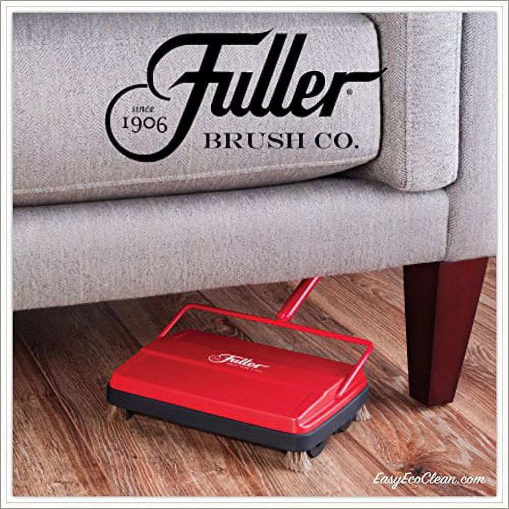 Electrostatic Carpet & Floor Sweeper - 9" Cleaning Path - Lightweight - Red A9730
