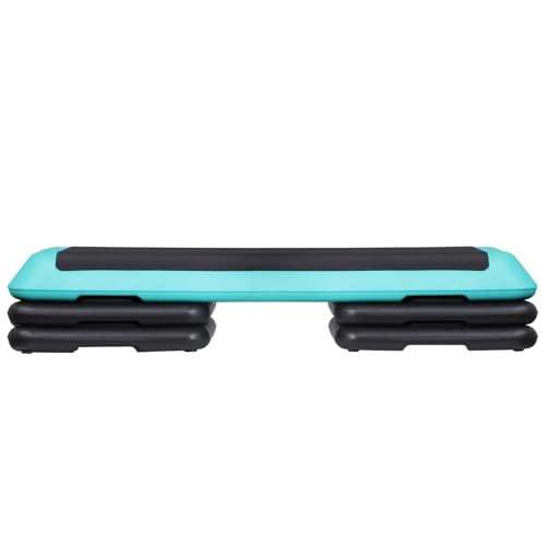 Adjustable Aerobic Step Platform with 4 Stackable Risers T764
