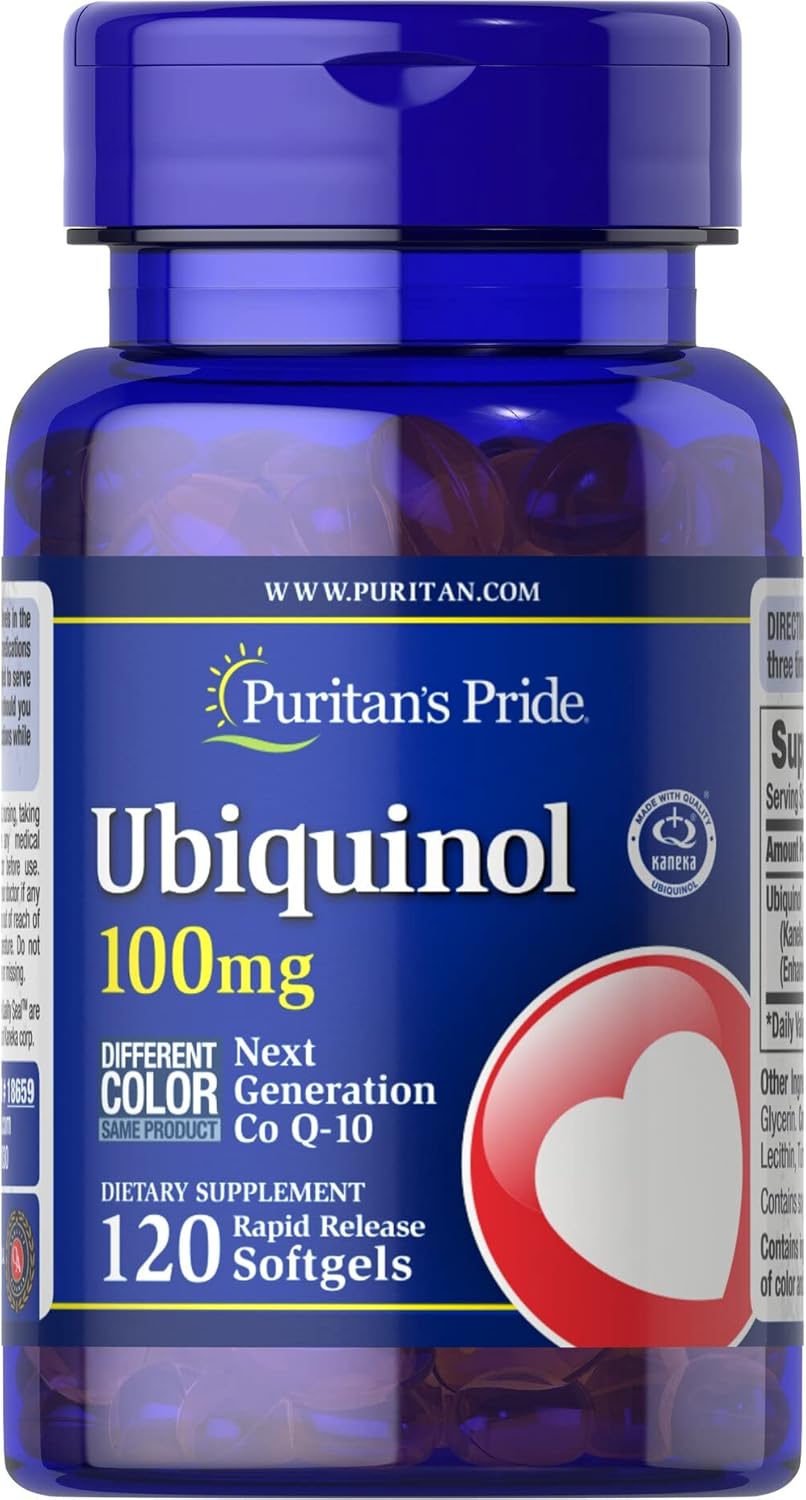 Ubiquinol 100mg 120 Softgels S805