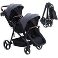 Light Gray Double Stroller E170