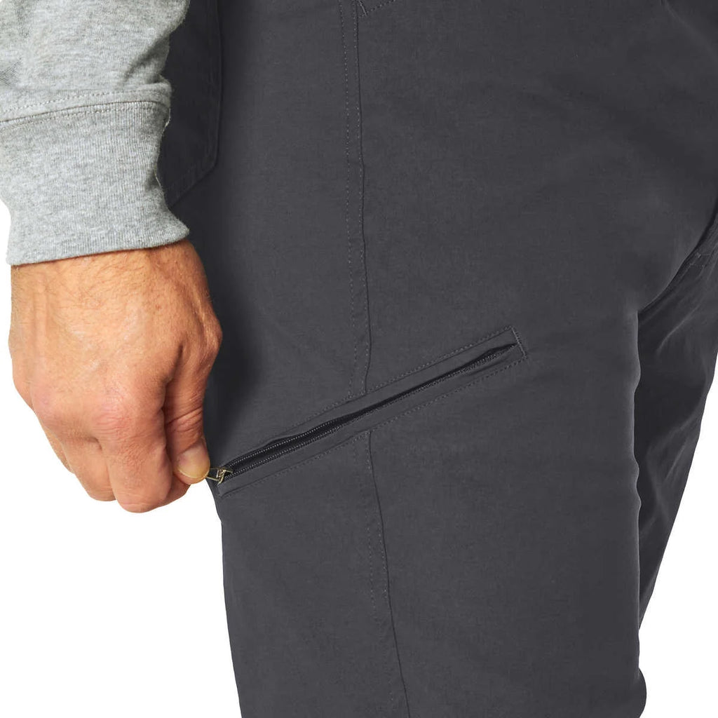 Mens Lightweight 6 Pocket Tech Pant (Asphalt (Grey),36x34) E43966