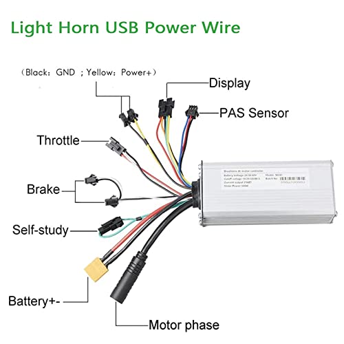 27.5in 48v 1500w Rear Wheel Electric Bicycle Conversion Kit K61565