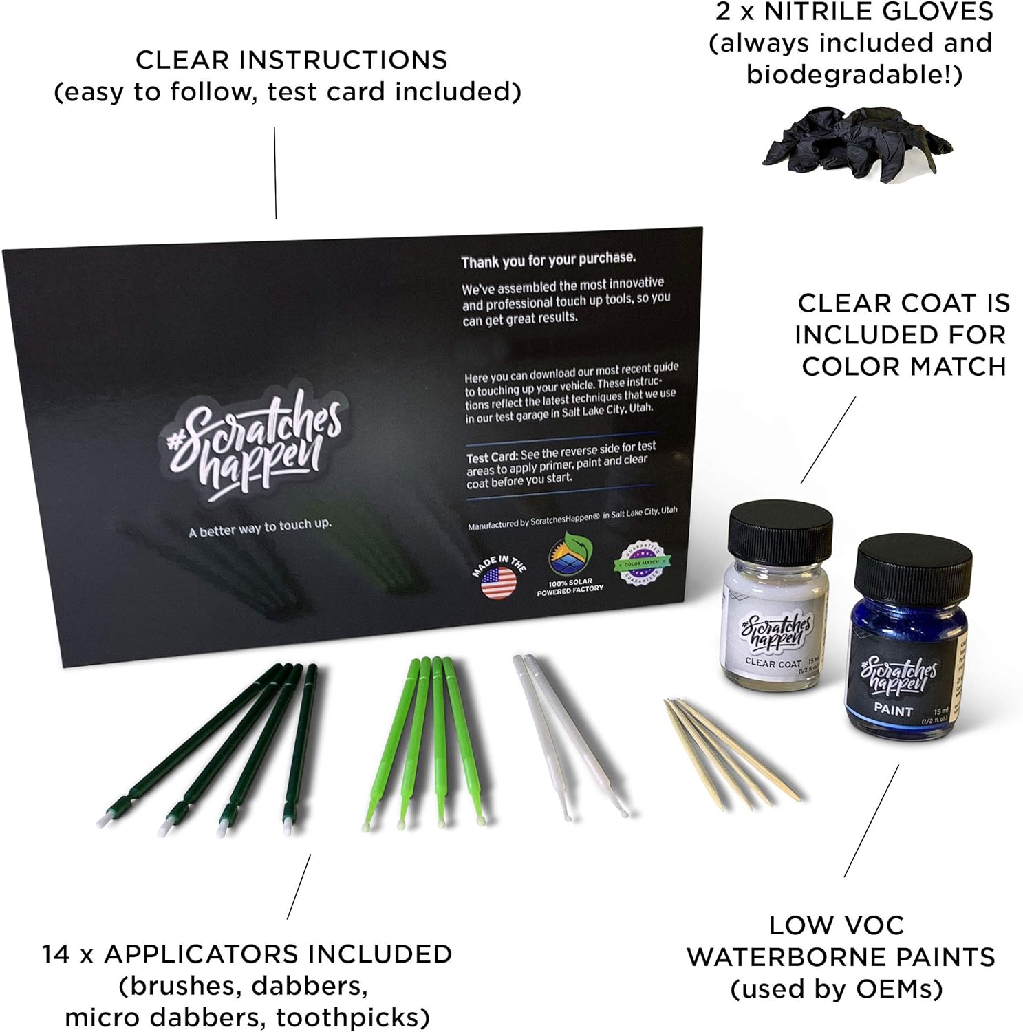 Black Touch Up Paint Kit K20469