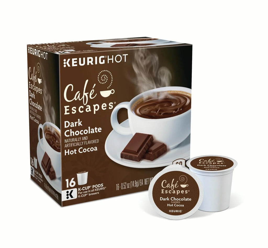 Dark Chocolate Hot Cocoa 16 count K cups E936576
