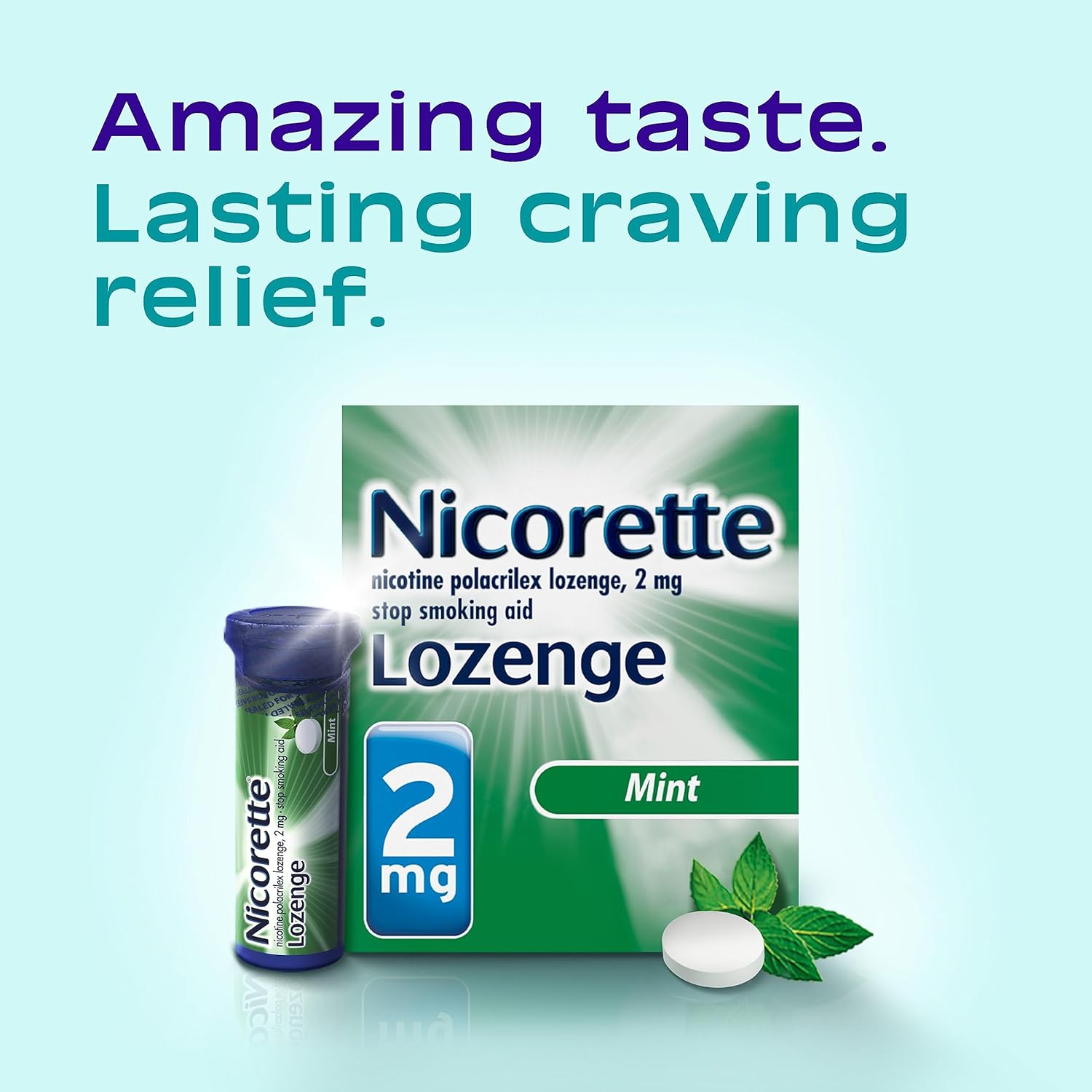 2 mg Mint Flavor Nicotine Lozenges 144 ct Q4786