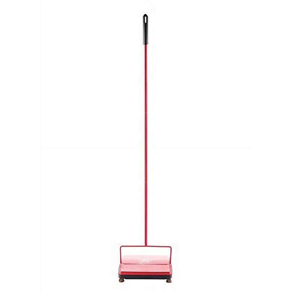Electrostatic Carpet & Floor Sweeper - 9" Cleaning Path - Lightweight - Red A9730