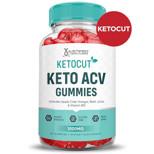 Keto ACV Gummies 1000MG Apple Cider Vinegar with Pomegranate Beet Juice Powder B12 Vegan Non GMO 60 Gummies E28091