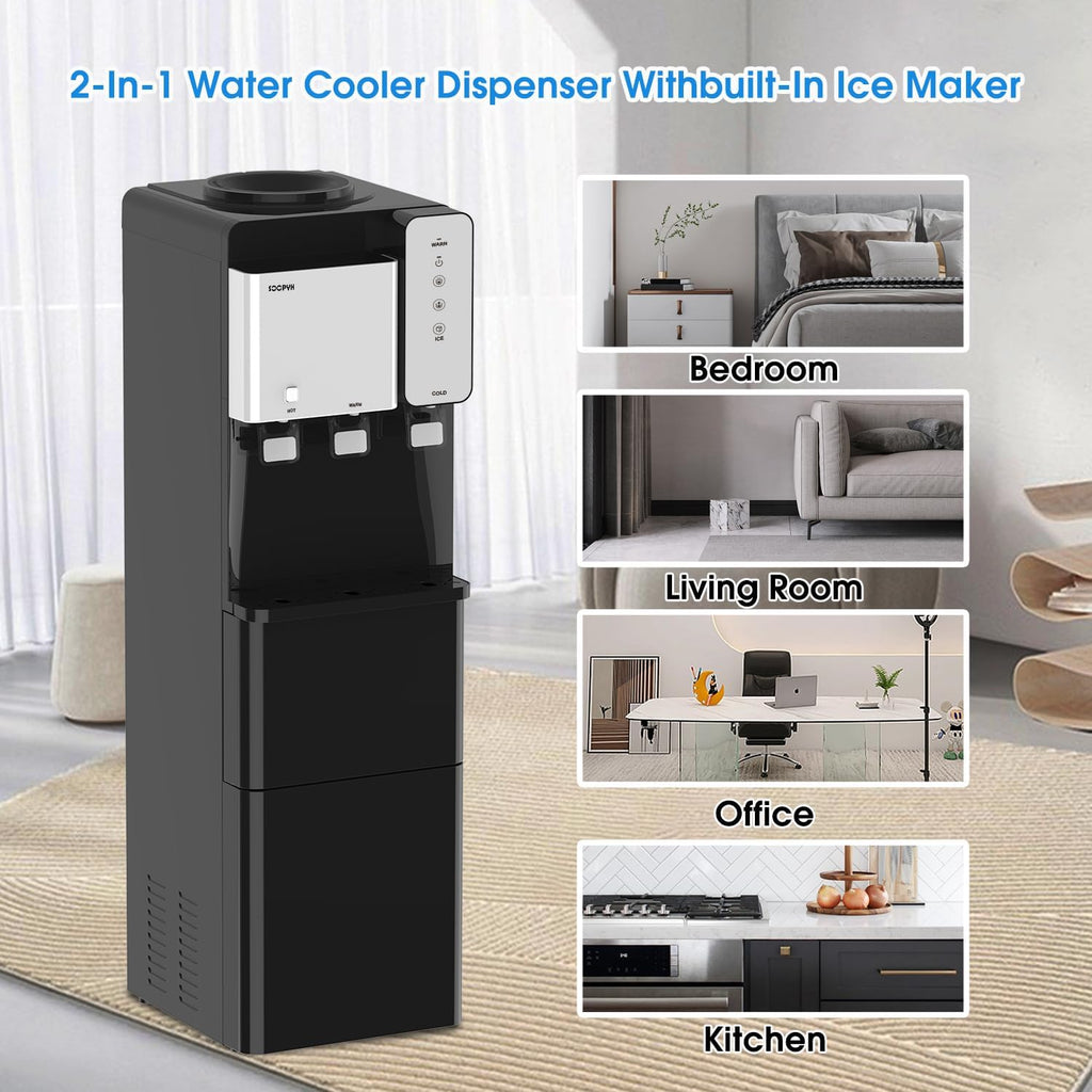 Water Cooler Dispenser with Ice Maker 5 Gallon Top Load I431234
