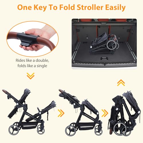 Light Gray Double Stroller E170