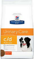 Prescription Diet c/d Multicare Dog Nutrition, Therapeutic, Urinary Care, Chicken Flavor - 17.6 lb H98043