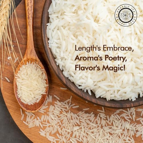 Extra Long Indian Golden Basmati Rice, 1.5 Pound Jar M40944