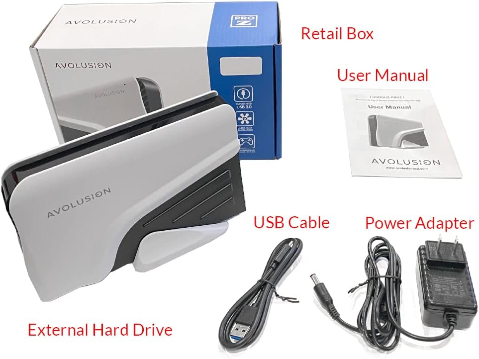 20TB USB 3.0 External Hard Drive White T910