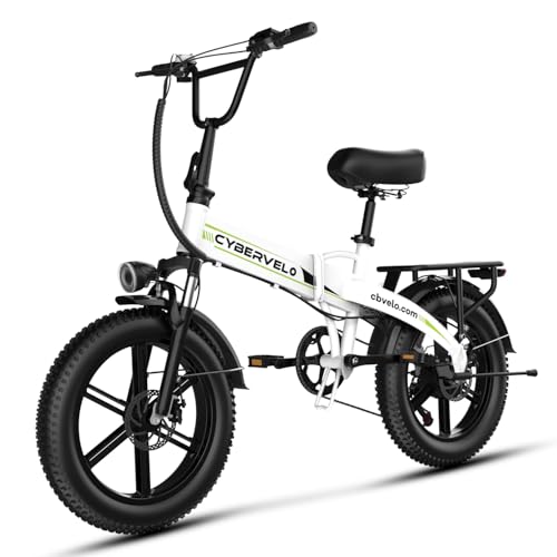 20" Fat Tire 1000W Folding Electric Bike with 48V Removable Battery V370505