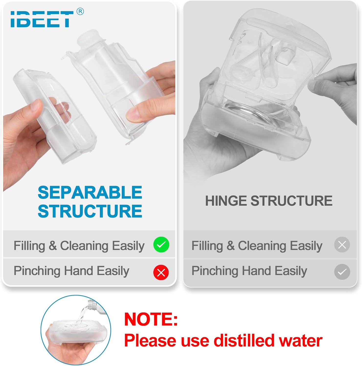 70PCS HEPA Filters and Water Chamber for Airsense 11 Q6013
