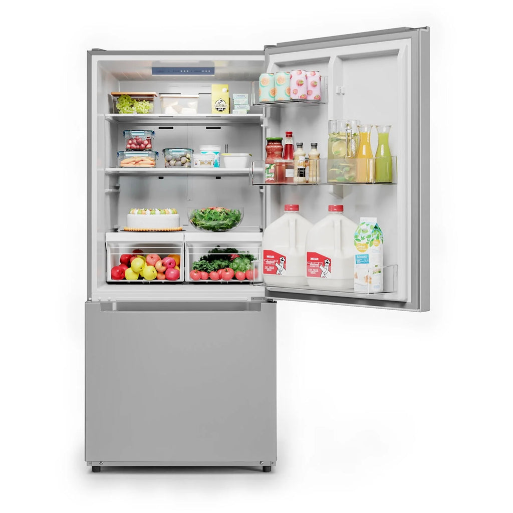 18.7-Cu. Ft. Stainless Steel Bottom Mount Refrigerator W811