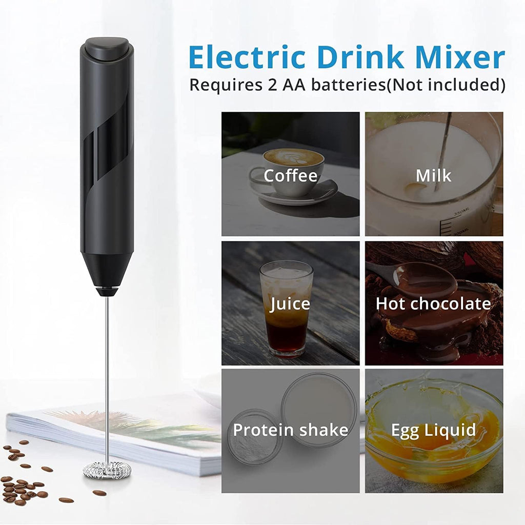 Black Electric Handheld Milk Frother S270759