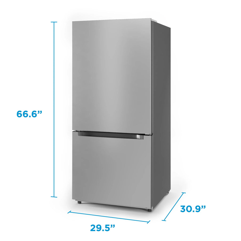 18.7-Cu. Ft. Stainless Steel Bottom Mount Refrigerator W811