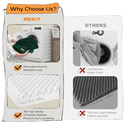 Large Dark Grey Orthopedic Dog Bed with Removable Cover F531354