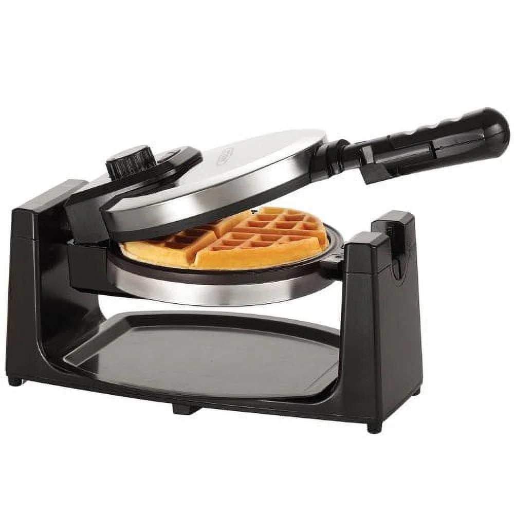 Polished Stainless Steel Rotating Waffle Maker U84999