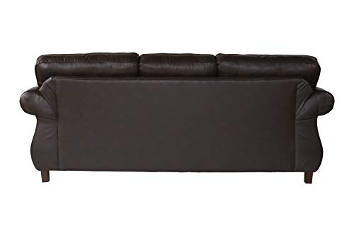 Brownie Faux Leather Sofa & Loveseat Set D5845