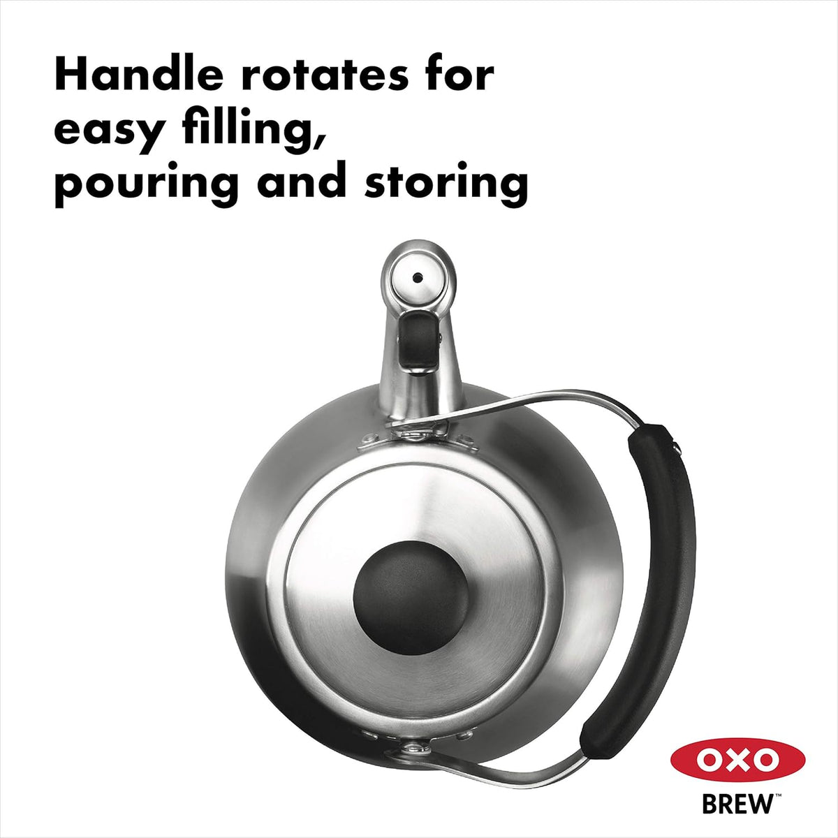 Brushed Stainless Steel Tea Kettle A199975