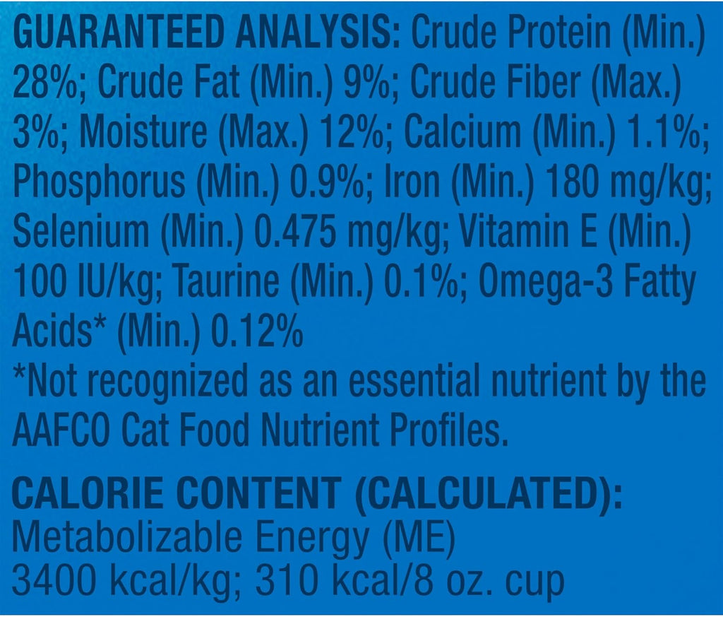 12 lb Dry Cat Food with Chicken, Beef & Salmon Flavors D8968