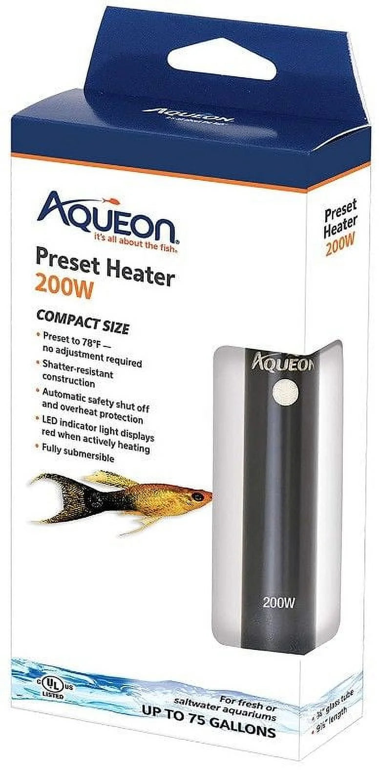 200 Watt Aquarium Heater J3294