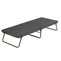 Folding Steel Camping Cot with Thick Mattress Pad D657358
