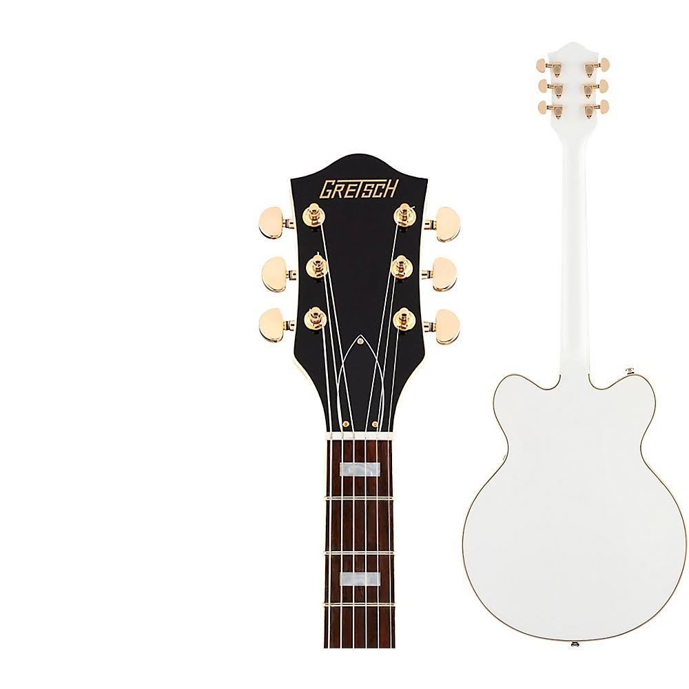 White 3-Pickup Center Block Electric Guitar L9785