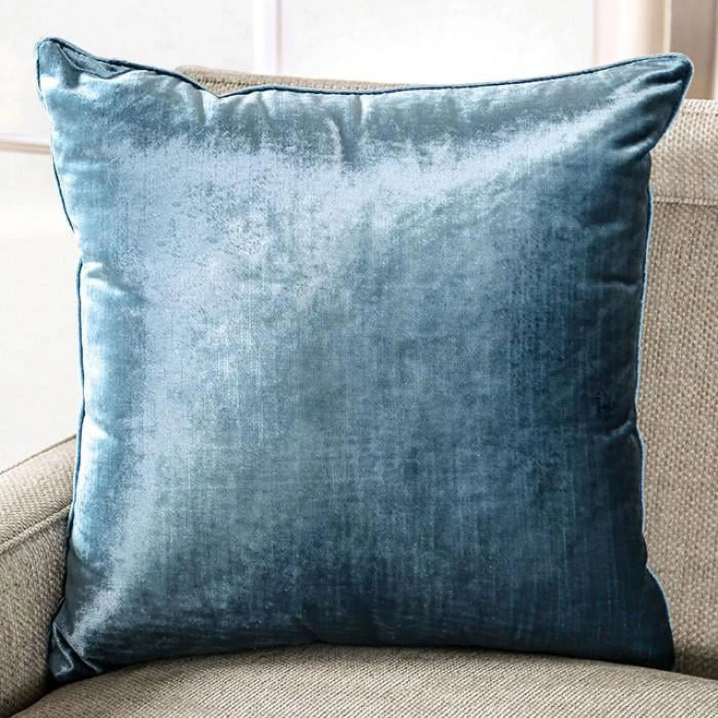 Beige & Teal Chenille Loveseat O796740