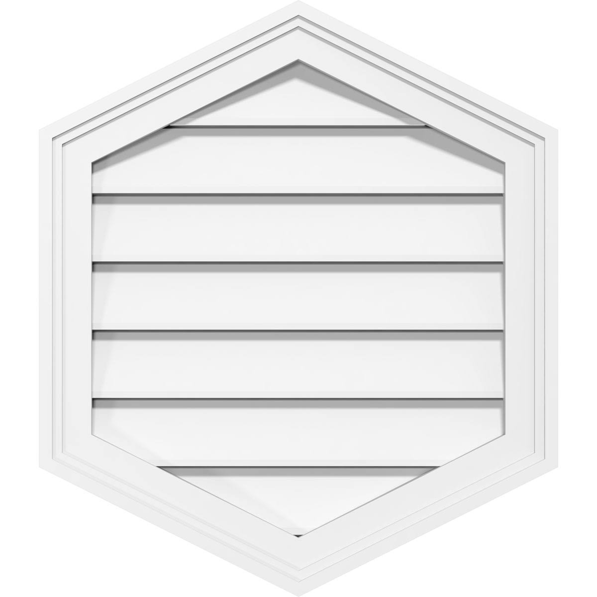 32x22W x 36x22H PVC Gable Vent X668