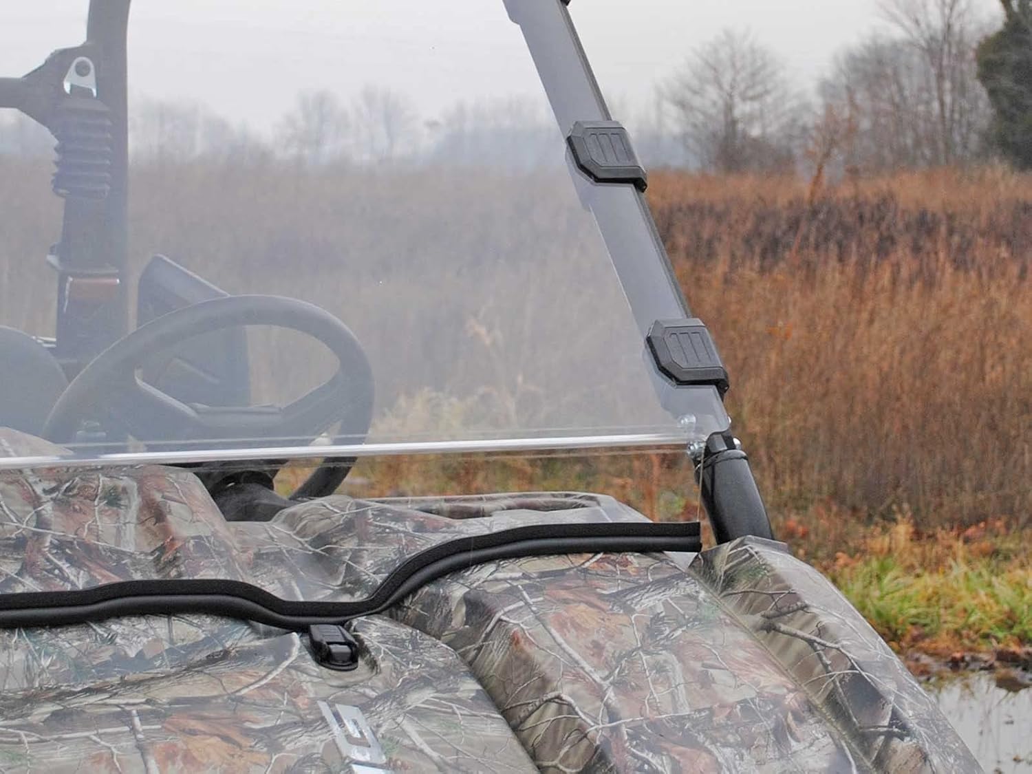 Heavy-Duty Full Windshield, 1/4" Thick Clear Polycarbonate U10922