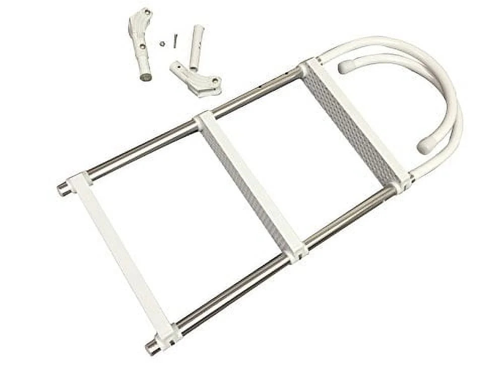White 3 Steps Swim Boarding Ladder C7261