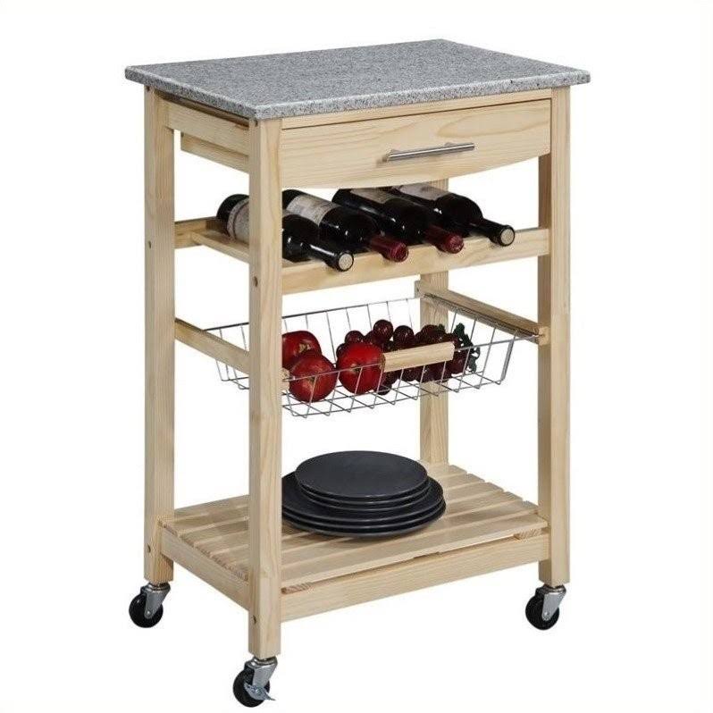 Granite Top Kitchen Cart O17216