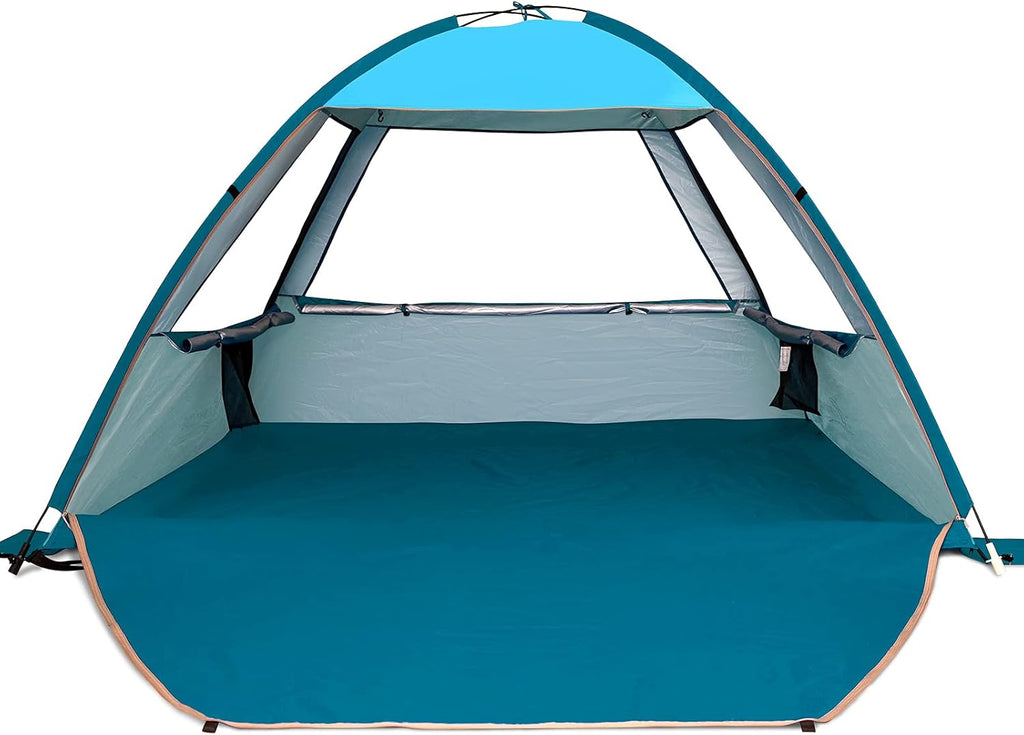 XL Pop Up Beach Tent 4-5 Person Anti-UV Sun Shelter Cabana Pack of 2 I514999
