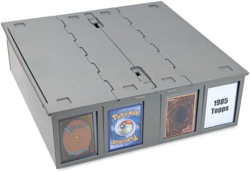 Gray Collectible Card Bin G475