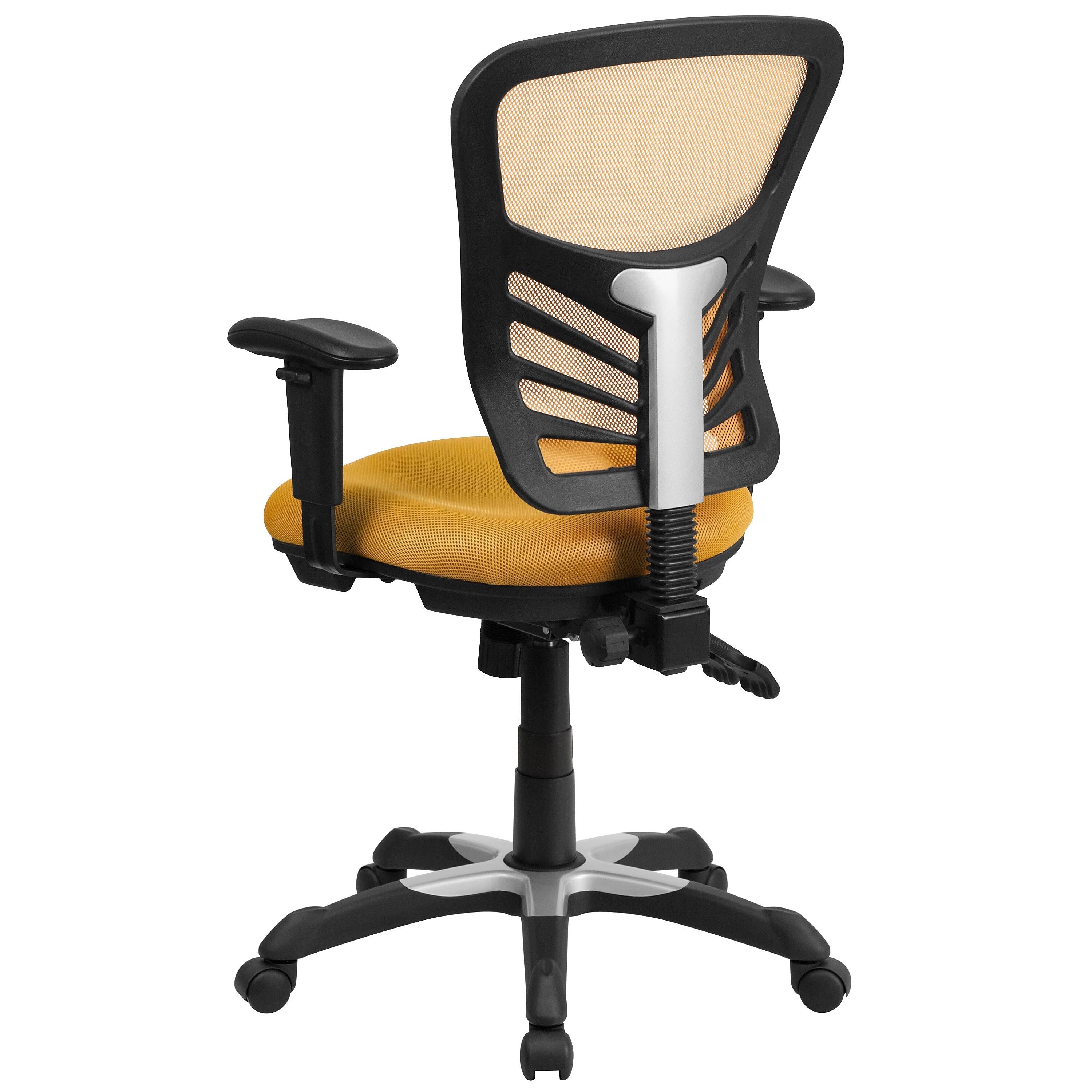 Mid-Back Mesh Executive Swivel Chair with Adjustable Arms Q81987